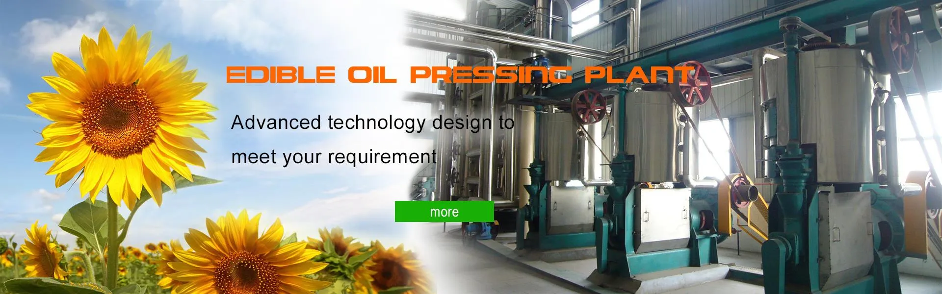 Edible oil pressing plant